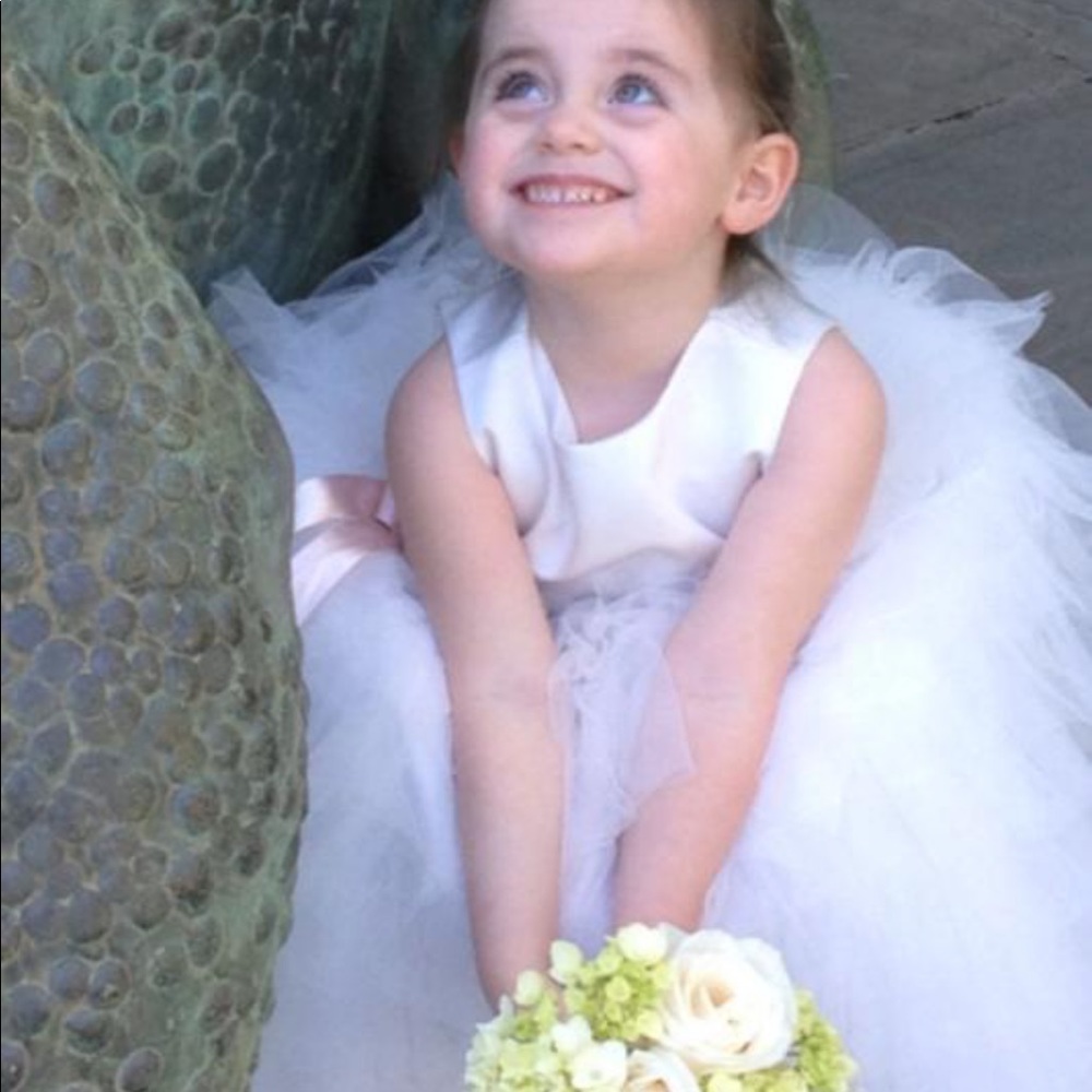 Girls Flower Girl Dress, Joan Calabrese for Mon Cheri